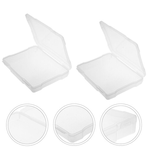 5Pièces Boîtes De Stockage Photos Polypropylène Transparentes 1