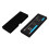 1Set Feiner Touchscreen Stift Schwarz Metall Silikon Mit Ersatzspitze 9