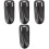 4Pcs Durable Leather Pruning Shear Protective Covers Black 8
