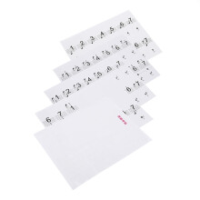 88 Key Piano Keyboard Stickers for Beginners, Transparent Note Labels, Easy Install and Removal