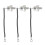 3pcs Generator Rectifier Diode Professional Diesel Engine Generator Diode with Cable for Diesel Generator 40A Negative Black Line 1