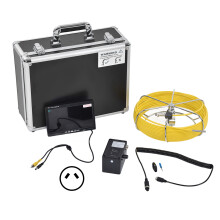 7-inch display pijpleidingendoscoop rioolinspectiecamera industriële endoscoop met 6 LED's 100-240VAU stekker 30M