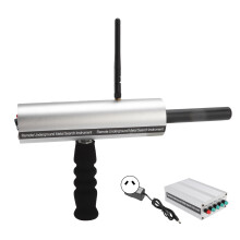Untergrund-Metalldetektor aus Aluminium, 15 m Tiefe, silberfarben, 1 Antenne, 1000 m Reichweite, Schatzsuchgerät, 100–240 V, australischer Stecker