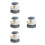 4Pcs Grey PP Scrub Brush for Dishes Vegetables and Kitchen Cleaning 9