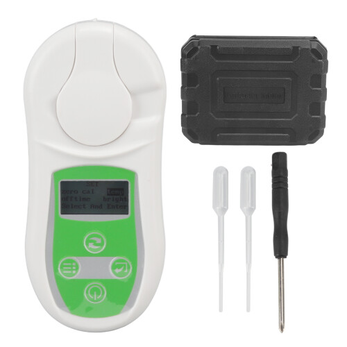 0‑32％ Brix Meter Refractometer Portable Handheld Brix Reader Tester with ATC for Fruit Beverage Sugar Content Measuring