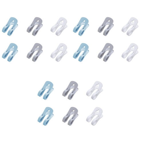18Pcs Windproof Clothes Clips Large Plastic Clothespins for Home Use 2