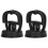 2pcs Suction Cup Puller Big Pull One Hand Buckle Suction Cup Lifter for Ceramic Tile Car Shell Phone Disassembly ToolBlack 1
