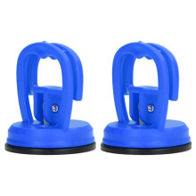 2 ventose estrattore grande con fibbia a una mano per piastrelle in ceramica, guscio auto, strumento di smontaggio telefono, blu