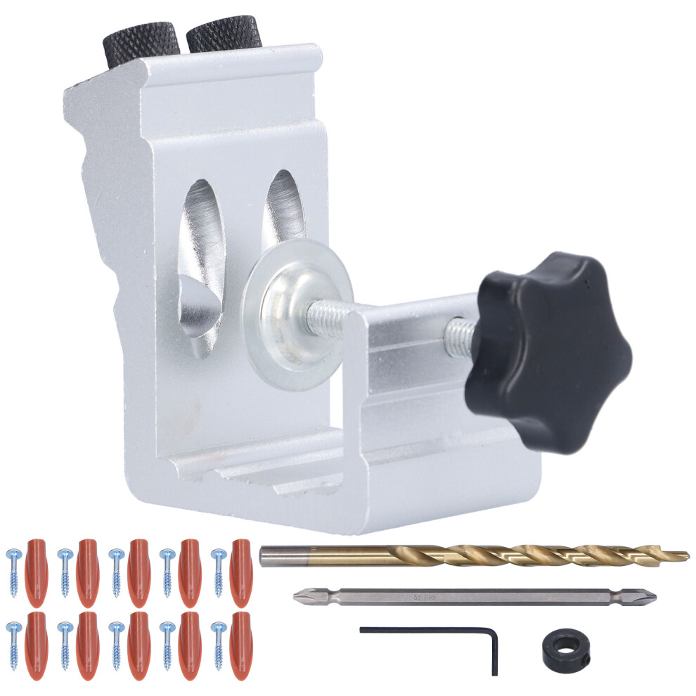 Adjustable Punch Locator Woodworking Inclined Hole Positioner Tool Kit Carpentry Accessory 3871211381946