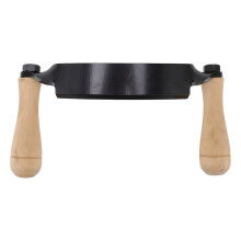 Cuchillo de desbaste con mango de madera, acero de tungsteno duradero HRC 30, curvado, de gran filo, para muebles de madera, 25,4 cm (10 pulgadas)