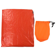 Saco de dormir de emergencia, saco de dormir de película de aluminio PE, saco de supervivencia para exteriores tipo momia para acampar y viajar.