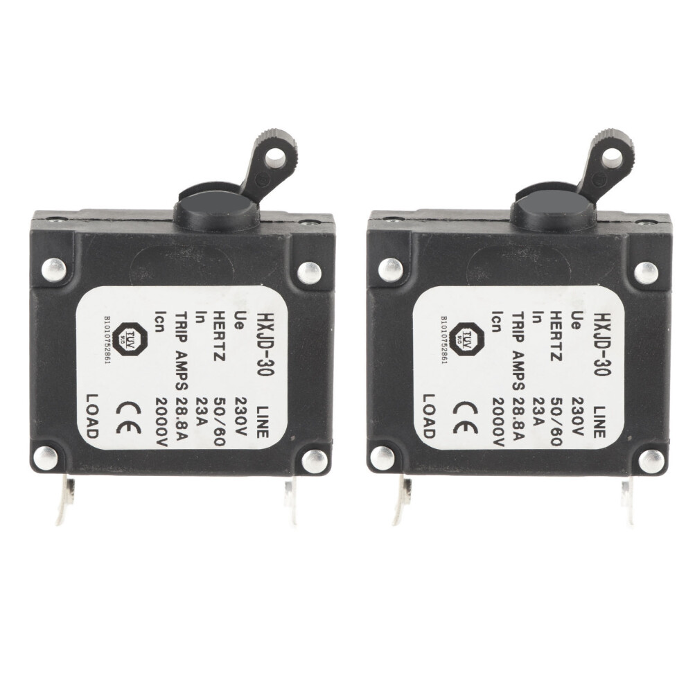 2Pcs 23A Circuit Breaker Safety Professional Petrol Generators Circuit Breaker With Switch For Petrol Generators 230V 3358499245387