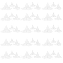 90Pcs White Plastic Planter Mesh Inserts for Bonsai Pot Drainage
