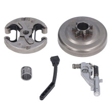 7-tands koppelingsdrum oliepomp kit 17x30mm tandwielijzer hoge nauwkeurigheid voor Husqvarna 455 460 kettingzaag