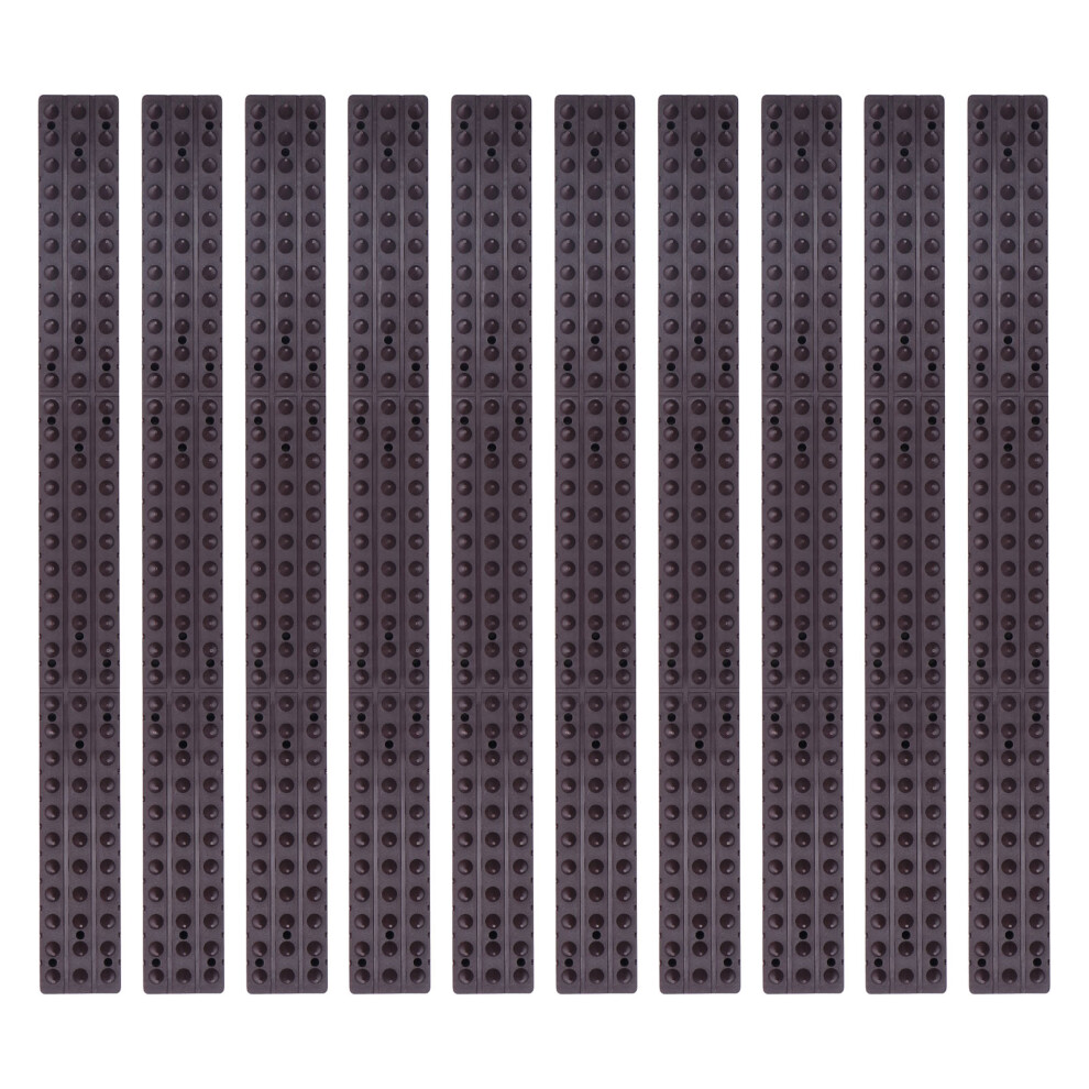 10Pcs Bird Repellent Spikes Plastic Defend Cat Repellent Accessory For Fences Eaves Windowsills Balconies 3072514621474
