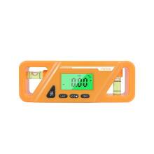 Livella digitale, goniometro con display LCD, misuratore di angoli digitale per falegnami, colore arancione