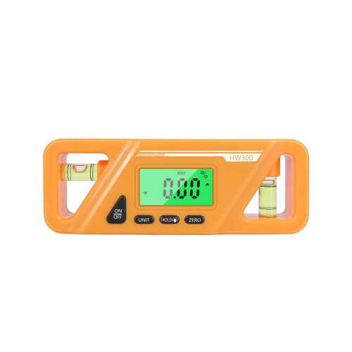 Digital Level Angle Finder LCD Display Measurement Digital Angle Finder Protractor for Woodworker Orange