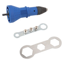 155 mm klinknageladapter ABS boormachine converter elektrisch gereedschap voor doe-het-zelf klussen, huiswerk en houtbewerking