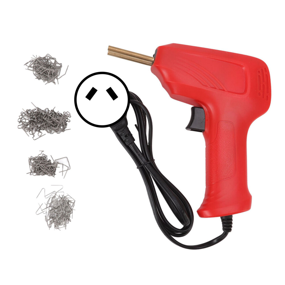 Hot Stapler Multifunction Plastic Welding Gun Red Portable Welder For Radiators Bumpers Repair Au Plug 220V 3740103583433