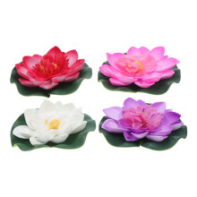 4Pcs Multi Eva Floating Artificial Lotus Flowers Realistic Water Decor