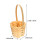 6 Pcs Foldable Laundry Basket Kitchen Bin Woven Doll Flower 3