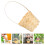 6 Pcs Foldable Laundry Basket Kitchen Bin Woven Doll Flower 5