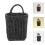 Woven Hanging Basket For Kitchen Bathroom Storage Organizer 11