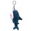 Cute Dark Blue Shark Keyring Plush Key Chain for Backpack Decor 3
