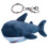Cute Dark Blue Shark Keyring Plush Key Chain for Backpack Decor 6