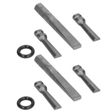 2 cuñas de tapón resistentes de 14 mm, separador de piedra de acero de alta velocidad, herramienta para partir rocas y piedras.