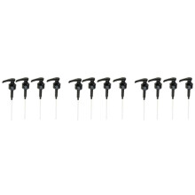 12Pack Black 8Ml Syrop Pumps Pumps Dispenser Pump Świetne do Syropów do Kawy Aromaty Szyszek Śnieżnych i Nie Tylko