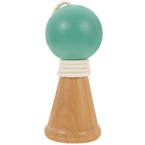 2Pièces Jouet Kendama Bois Vert Coordination Enfant Jeu Interactif