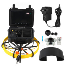 9in LCD Pipeline Inspection Camera IP68 Waterproof Video Endoscope for Household Industry 100‑240VAU Plug 20m / 65.6ft