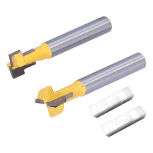 2 ks 1/4 stopková fréza na drevo v tvare T, rýchlorezná oceľ 9,52 mm 12,7 mm, fréza na drevo na rezanie dreva