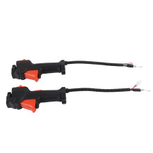 2 ks rukoväte spínača plynu, držiak kábla, zostava vhodná pre vyžínač Stihl FS75 FS80 FS85