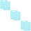 6Pcs Sky-Blue Clothes Folding Board PP Shirt Folder Space Saver 8