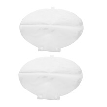2Pcs Clear PVC Folding Hand Fan Bags Protective Covers for Weddings