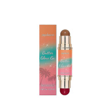 (A)Butter Glow & Go Multiuse Stick, Ultra-Creamy Radiant Finish Formula,Multi-purpose contouring and blush 2-in-1stickSmooth Texture, Easy To Apply