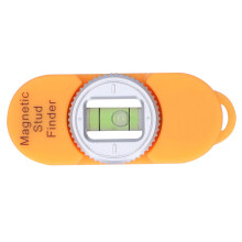 Magnetic Stud Finder Portable Metal Detector with Level Gauge for Steel Nails ScrewsOrange
