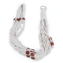 Plant Hanger Indoor Hanging Planter with Wood Beads Decorative Flower Pot Holder for Home Decor