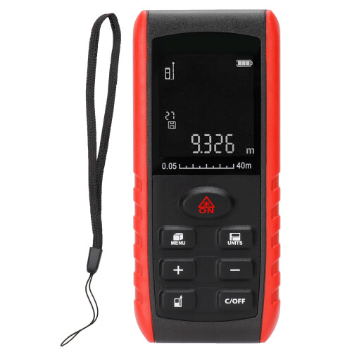 KXL-E40 Laser-Entfernungsmesser mit Display, Handmessgerät, 0,05–40 m