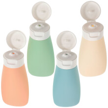 Raindrops 4 Pcs Cosmetic Bottle Business Trip Bottles Travel