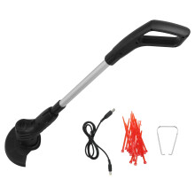 Elektrischer Rasenmäher, handgeführt, lange Akkulaufzeit, kabellos, klein, USB-aufladbar, Feldmäher