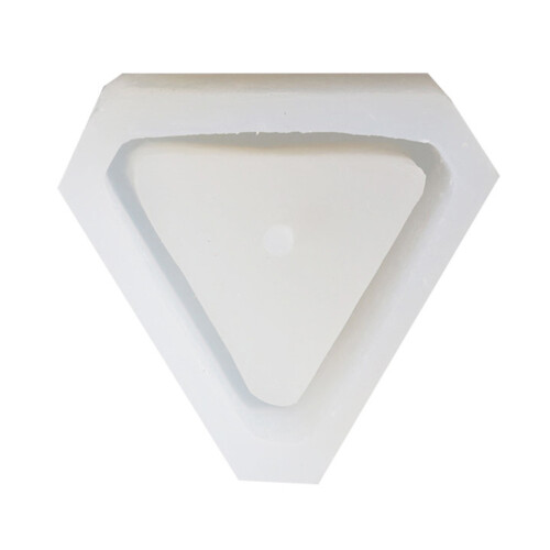 triangle silicone mold for concrete succulent planters home decor 1