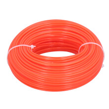 50 meter 2,4 mm trimmerdraad, rond nylon koord, vervangingsdraad voor benzinegrastrimmer