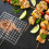1Pc Folding Portable Barbecue Grill Net Tool Assorted Color, Outdoor 4