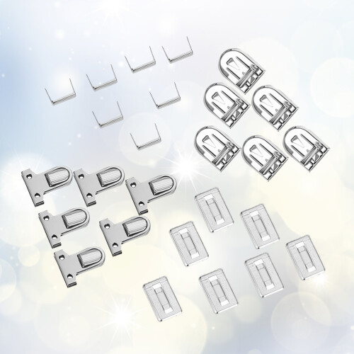 10Sets Langlebige Silberne - Und Taschenverschlüsse Stahl 1