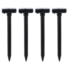 4Pcs Ultrasonic Insect Repeller Portable Solar Mouse Repellent for Outdoor Park Garden