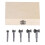 5Pcs Woodworking Drill Bit Set Hinge Hole Cutter Hinge Hole Drilling Boring Bit with Storage Case 1