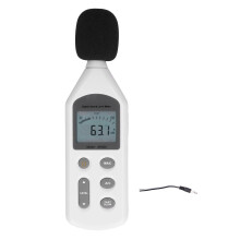 Geluidsmeter met realtime decibelmeting, nauwkeurige volumemeting en een lichtgewicht geluidsniveaumeter.